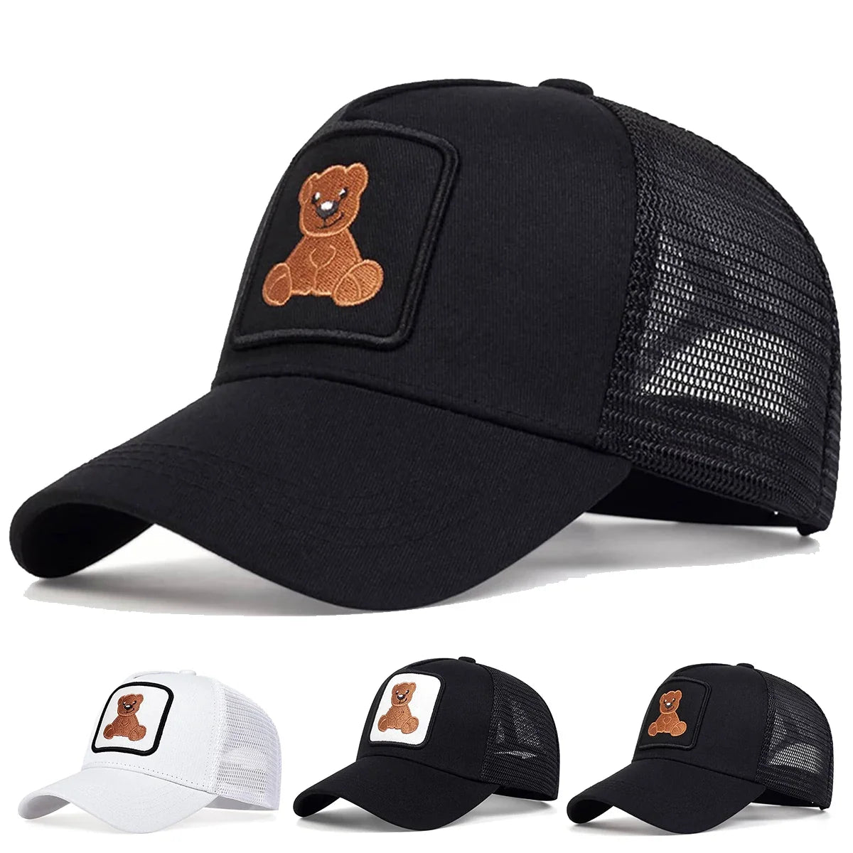 Teddy Bear Men's Trucker Baseball Cap – view 2