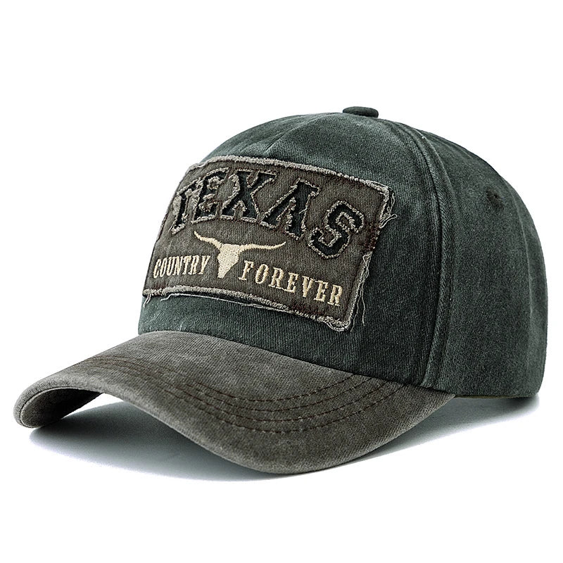 Texas Country Forever Men's Washed Cotton Baseball Cap – view 5