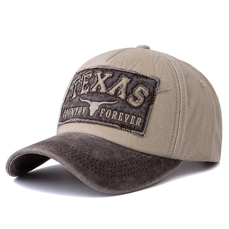 Texas Country Forever Men's Washed Cotton Baseball Cap – view 3