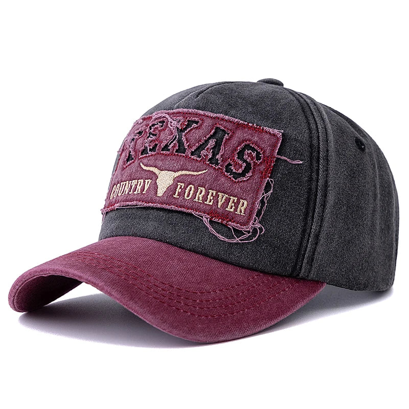 Texas Country Forever Men's Washed Cotton Baseball Cap – view 4