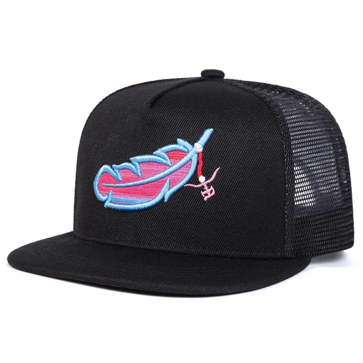 Feathered Outlaw Men's Trucker Baseball Cap – view 1