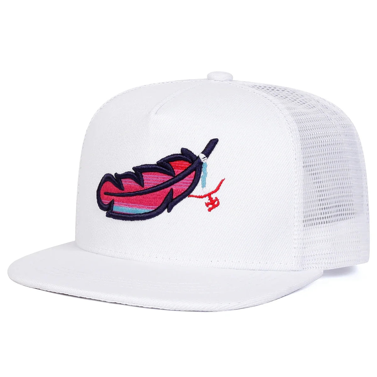 Feathered Outlaw Men's Trucker Baseball Cap – view 3