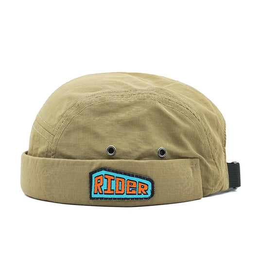 The Rider Men's Summer Docker Cap – Quick-Drying Acrylic, Adjustable 55–61 cm Fit, Warm-Weather Wear