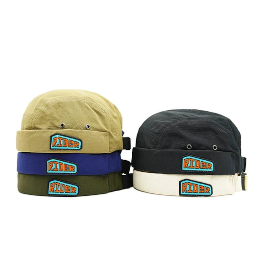 The Rider Men's Summer Docker Cap – Quick-Drying Acrylic, Adjustable 55–61 cm Fit, Warm-Weather Wear