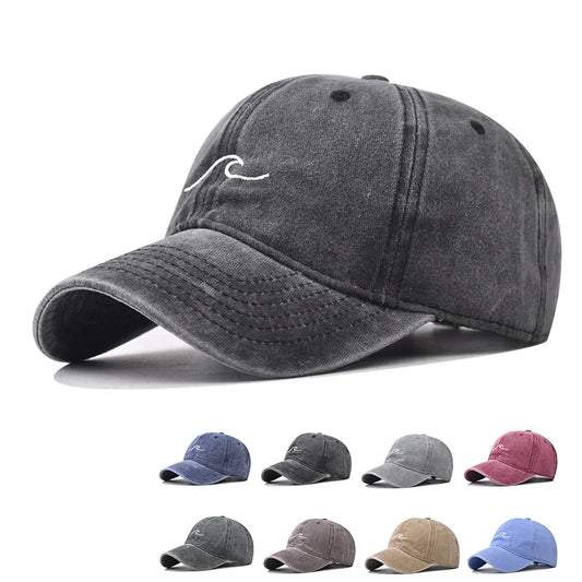 Wave Men's Washed Cotton Baseball Cap – view 2