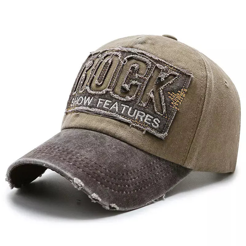 Rock Men's Embroidered Cotton Baseball Cap – view 4