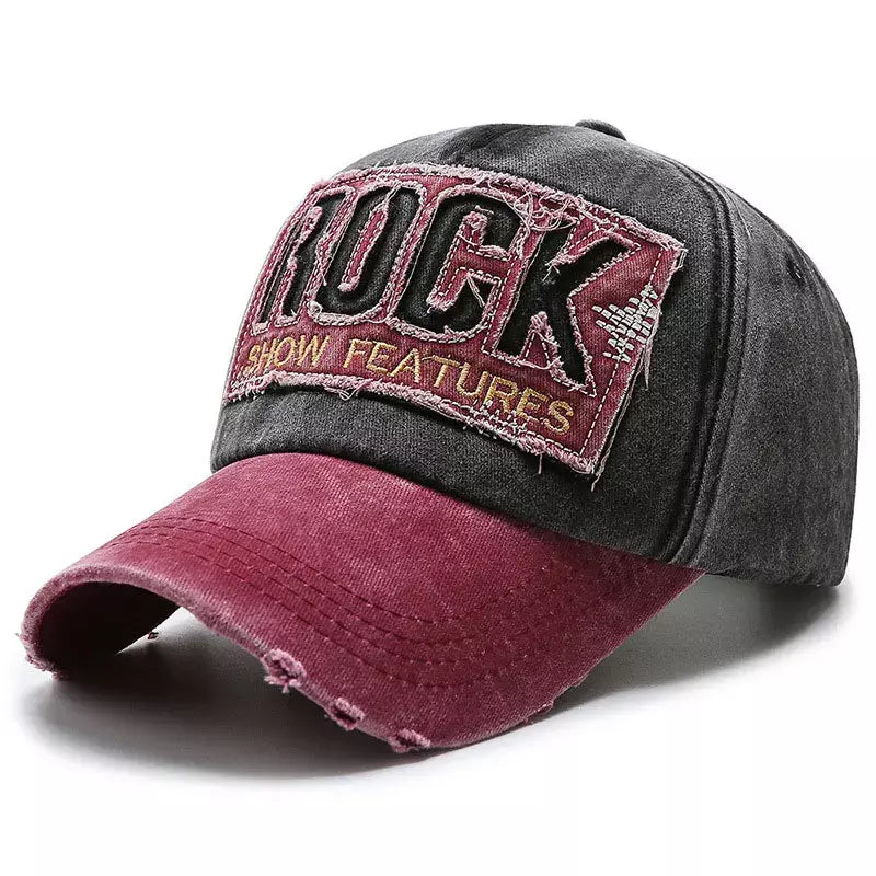 Rock Men's Embroidered Cotton Baseball Cap – view 3