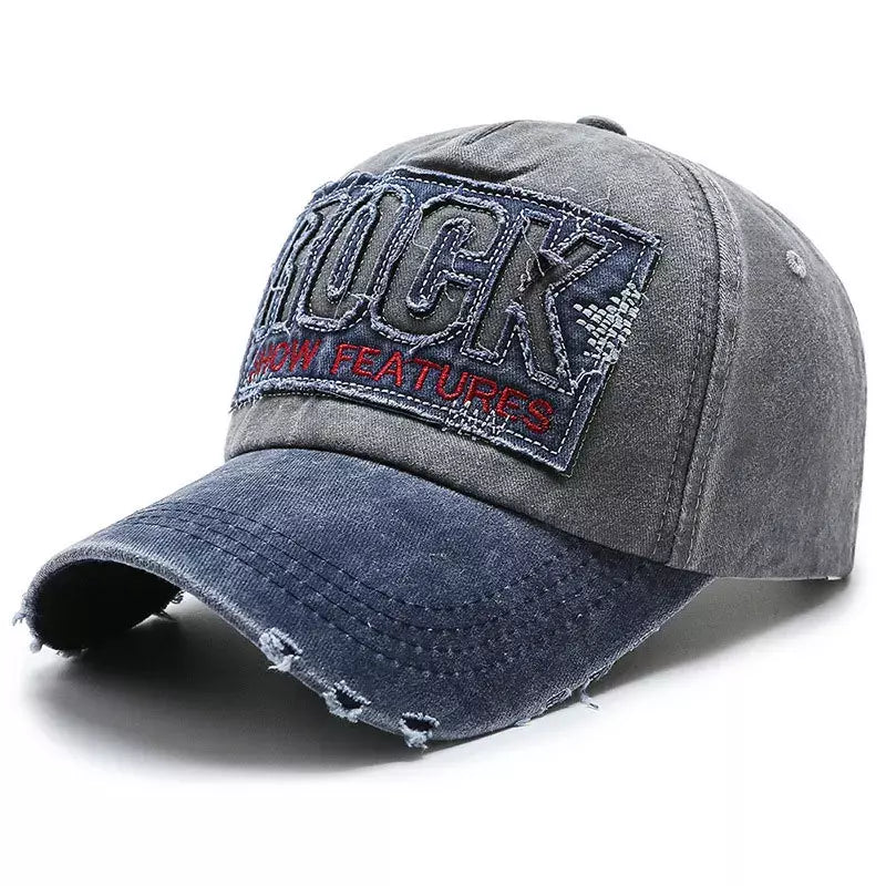 Rock Men's Embroidered Cotton Baseball Cap – view 1