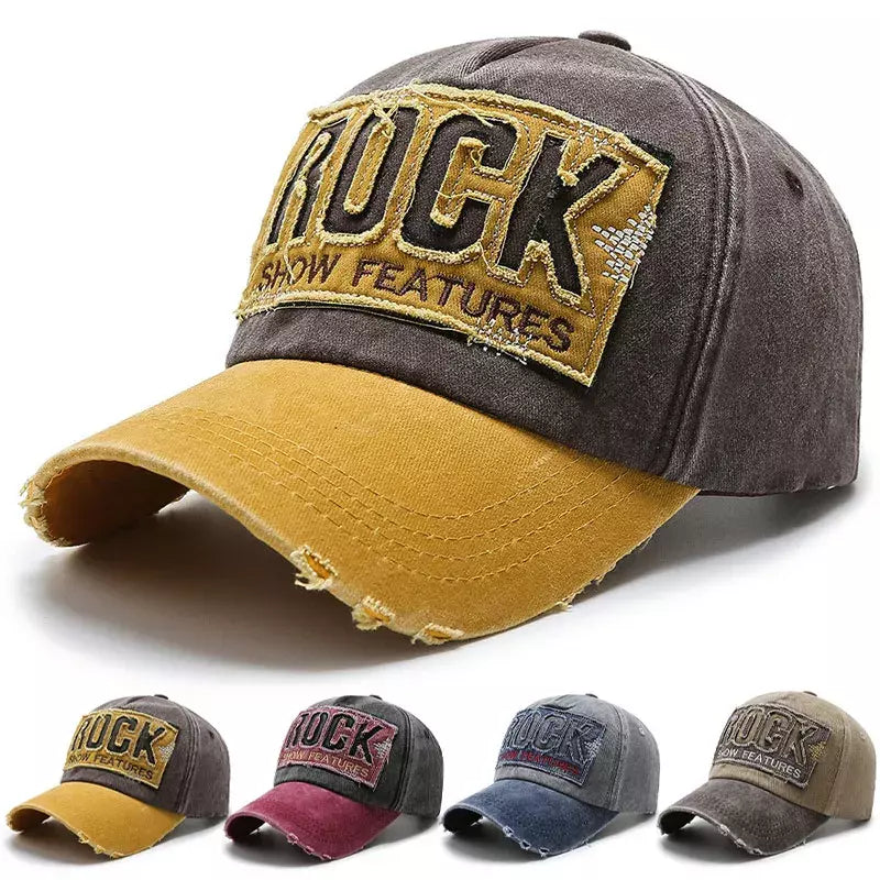 Rock Men's Embroidered Cotton Baseball Cap – view 2