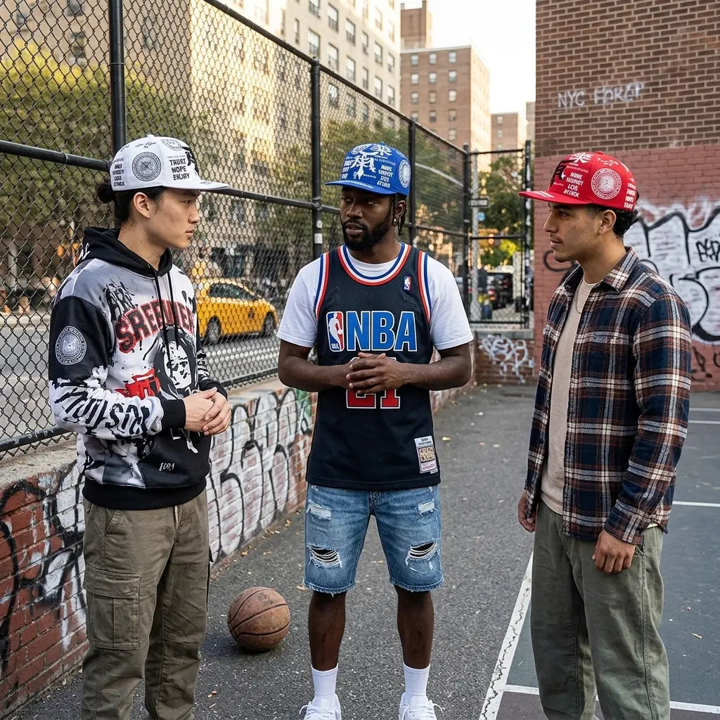 Trust Hope Enjoy Men's Lettering Snapback Baseball Cap – view 12