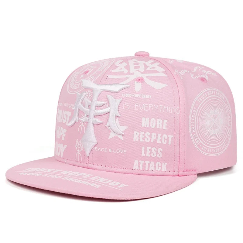 Trust Hope Enjoy Men's Lettering Snapback Baseball Cap – view 6
