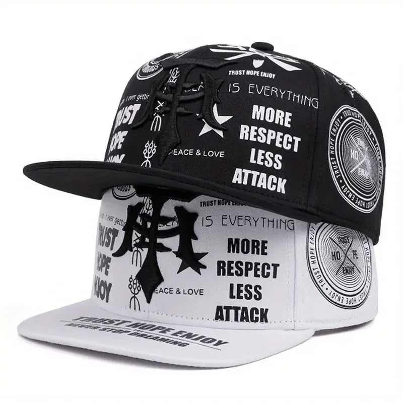 Trust Hope Enjoy Men's Lettering Snapback Baseball Cap – view 10