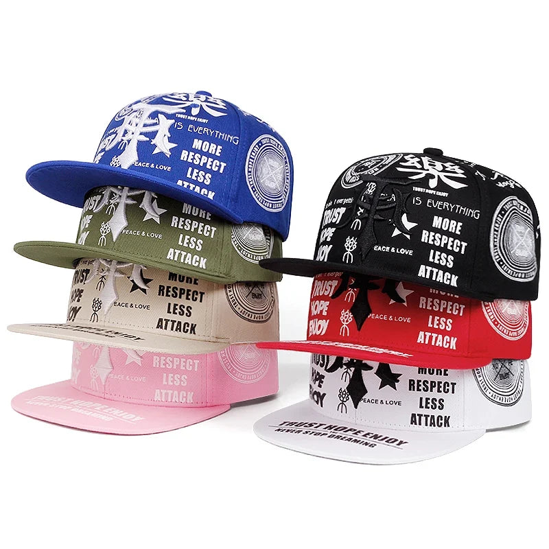 Trust Hope Enjoy Men's Lettering Snapback Baseball Cap – view 11