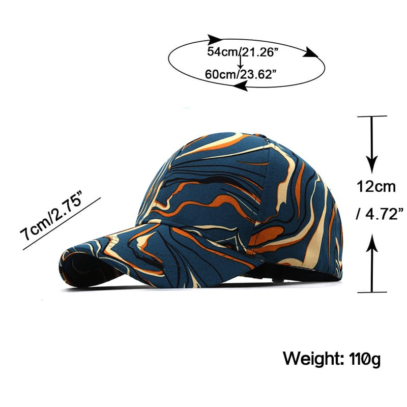 Tyler Men's Graffiti Print Cotton Baseball Cap – view 9