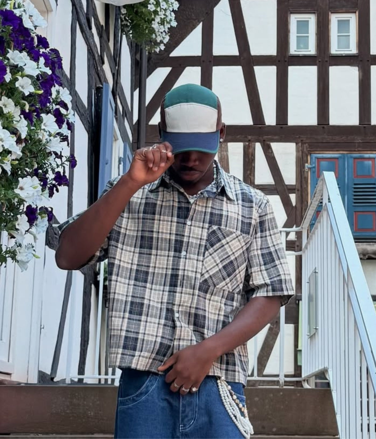 Men's Lightweight Cotton 5-Panel Baseball Cap – view 5