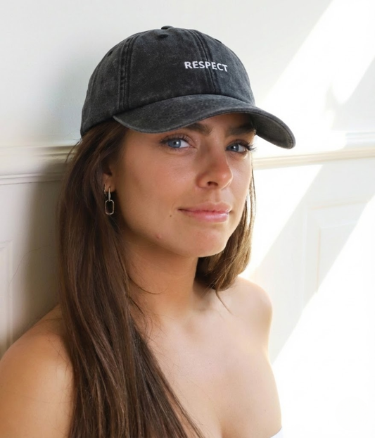 Respect Men's Embroidered Washed Cotton Baseball Cap – view 2