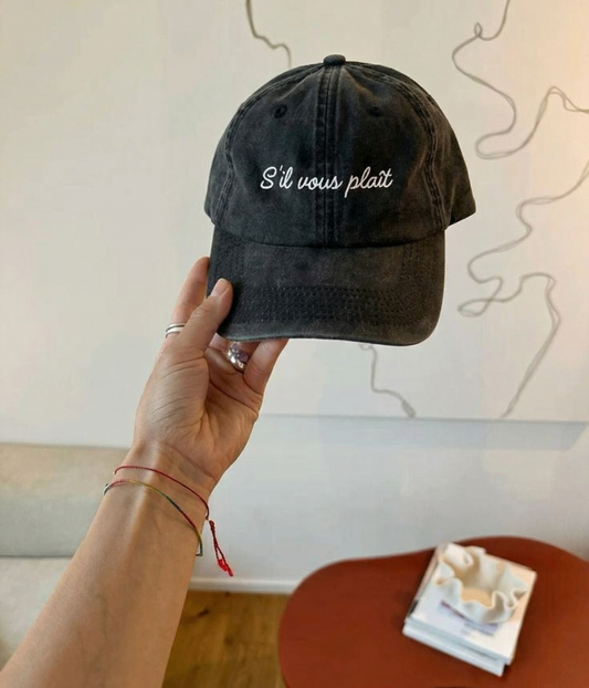 SVP Script Men's Embroidered Washed Cotton Baseball Cap – view 2