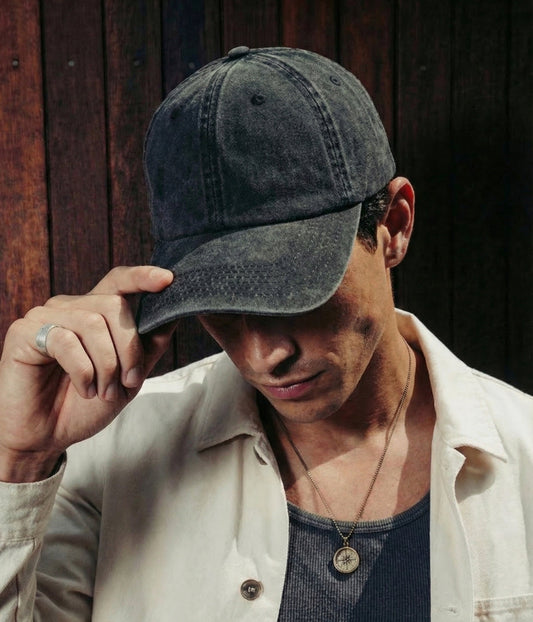 Men's Vintage Washed Cotton Baseball Cap – view 2