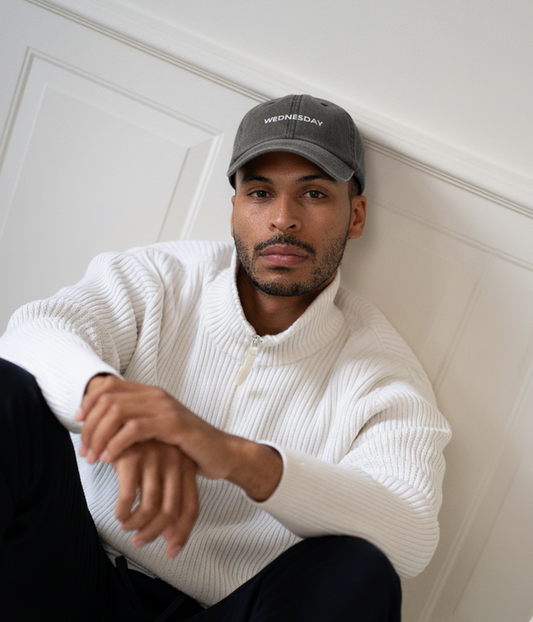 Wednesday Men's Embroidered Washed Cotton Baseball Cap – view 2