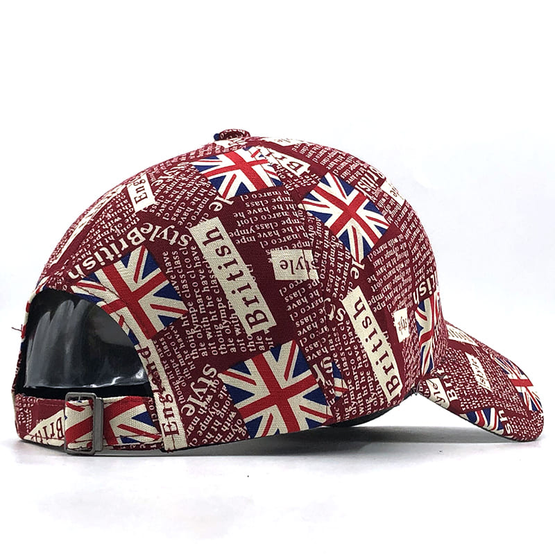 UK Flag Men's Cotton Baseball Cap – view 8