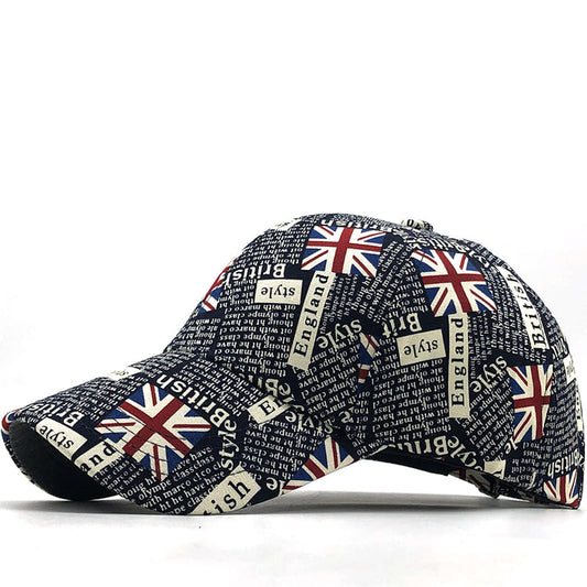 UK Flag Men's Cotton Baseball Cap – view 1