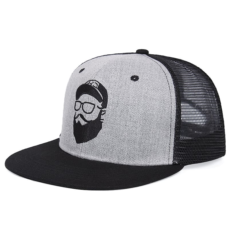 Uncle Beard Men's Embroidered Snapback Baseball Cap – view 6