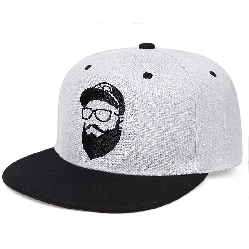 Uncle Beard Men's Embroidered Snapback Baseball Cap – view 3