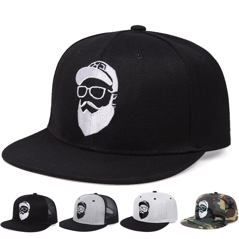 Uncle Beard Men's Embroidered Snapback Baseball Cap – view 2