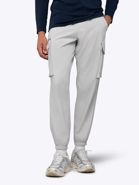 Men's Tech Cargo Joggers in Vapor – view 1