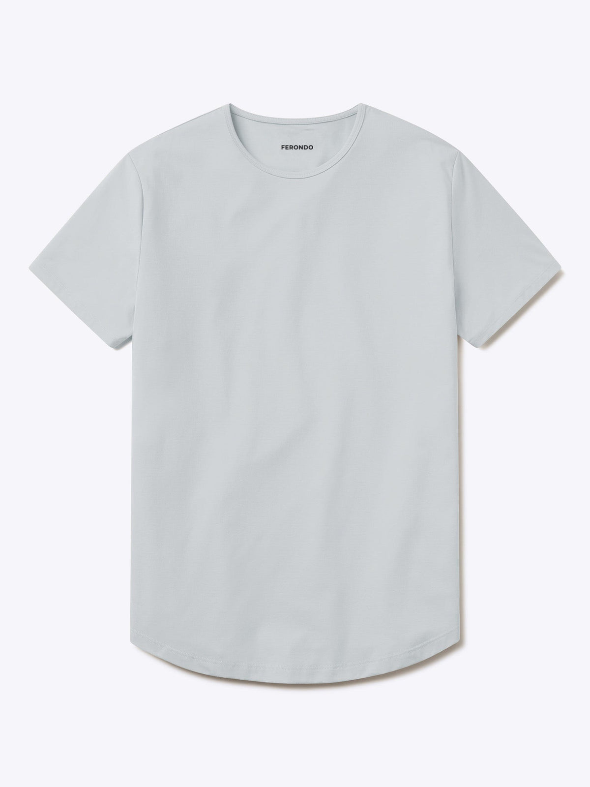Men's Active Curved Hem T-Shirt in Vapor – view 1