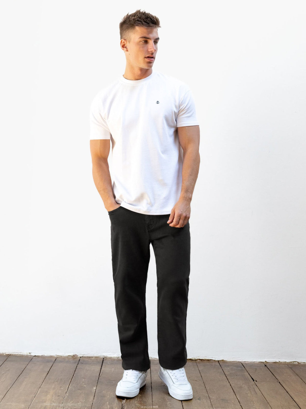 Vol.15 Loose Fitting Jeans - Black by SATRI & CO. – product view 3