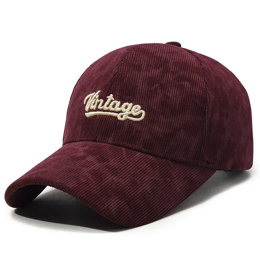 Men's Vintage Corduroy Baseball Cap – view 2