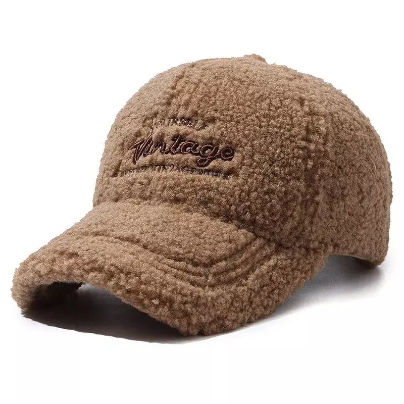 Men's Vintage Winter Furry Baseball Cap – view 1