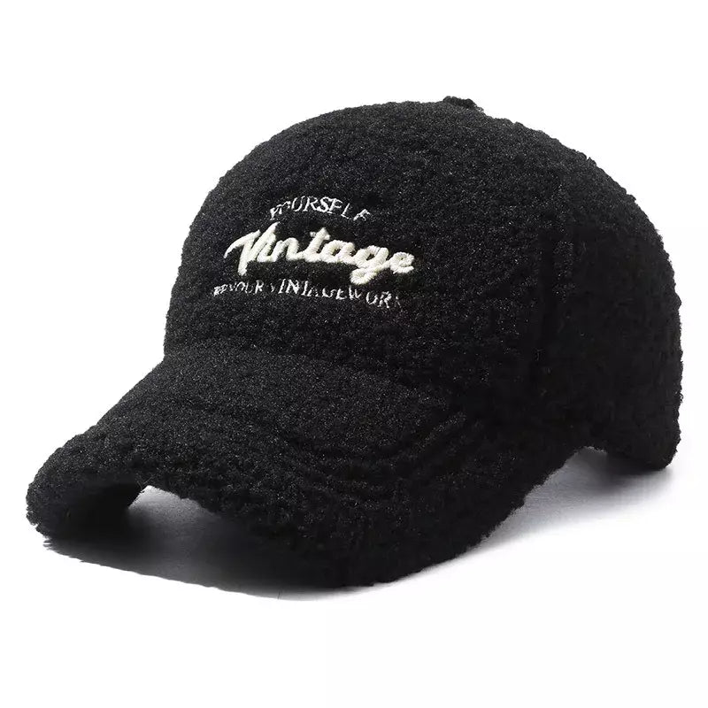 Men's Vintage Winter Furry Baseball Cap – view 3