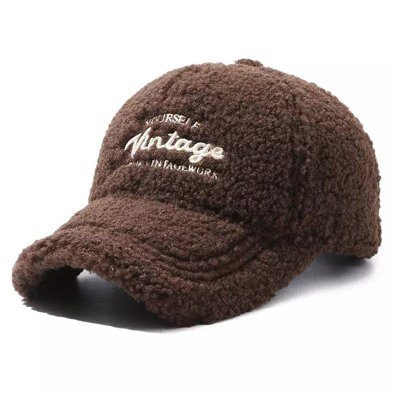 Men's Vintage Winter Furry Baseball Cap – view 4