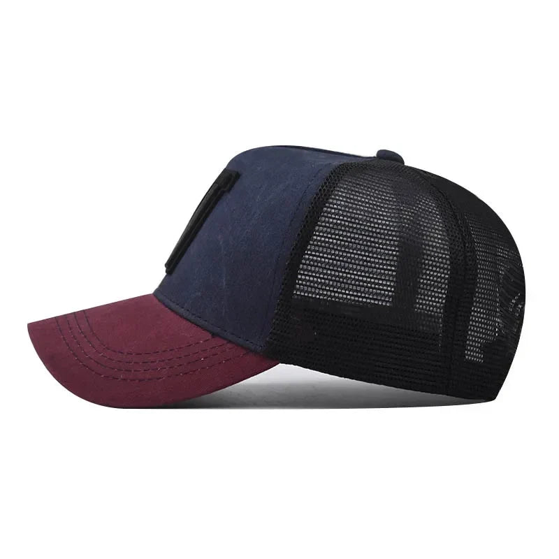 W Letter Men's Cotton Trucker Baseball Cap – view 8