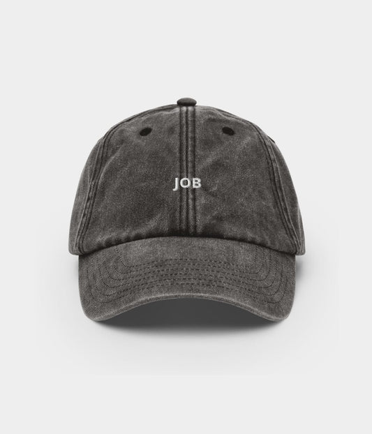 Job Men's Embroidered Washed Cotton Baseball Cap – view 1