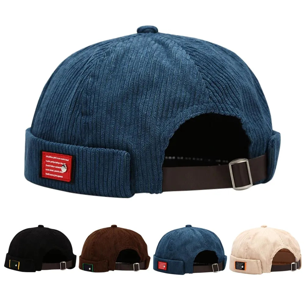 W&W Men's Corduroy Docker Cap – view 2