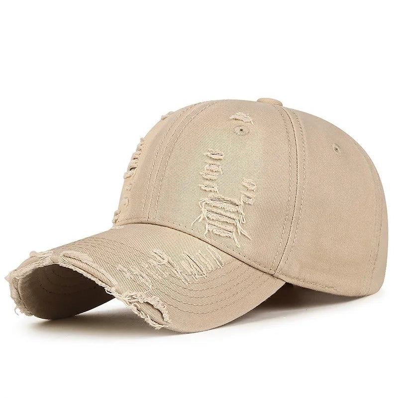 Watford Men's Ripped Organic Cotton Baseball Cap – view 5