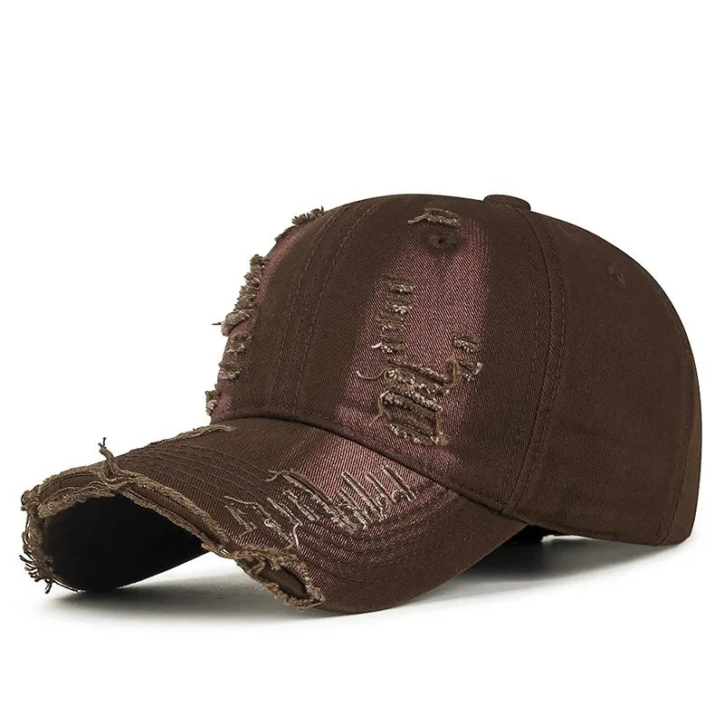 Watford Men's Ripped Organic Cotton Baseball Cap – view 4