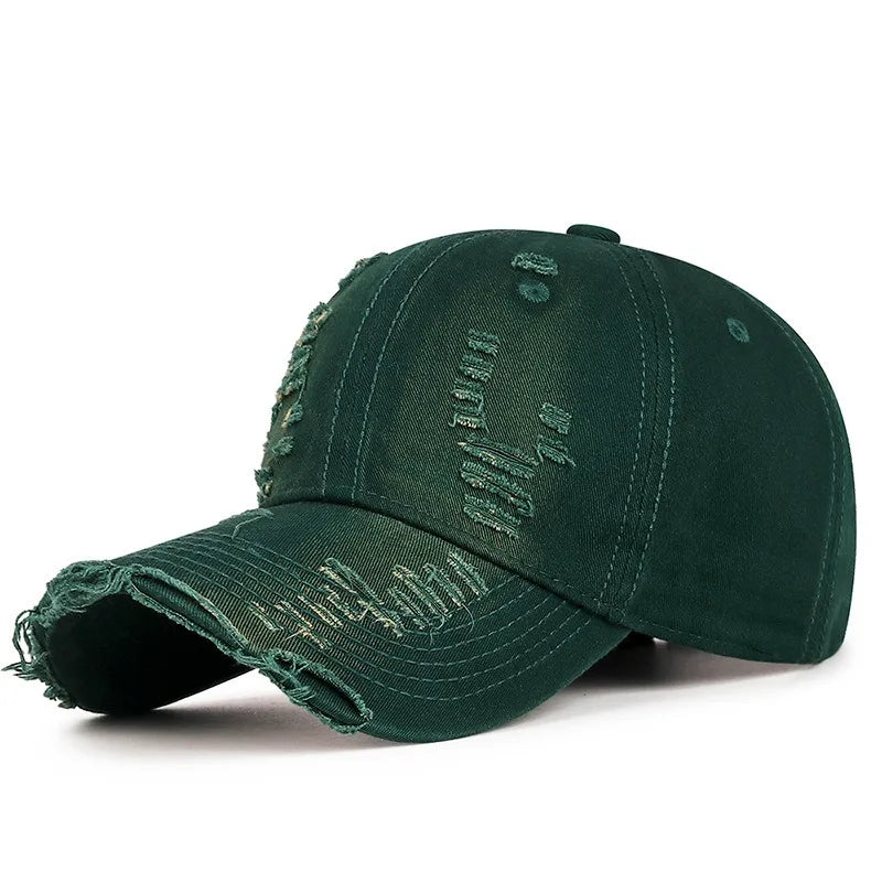 Watford Men's Ripped Organic Cotton Baseball Cap – view 9