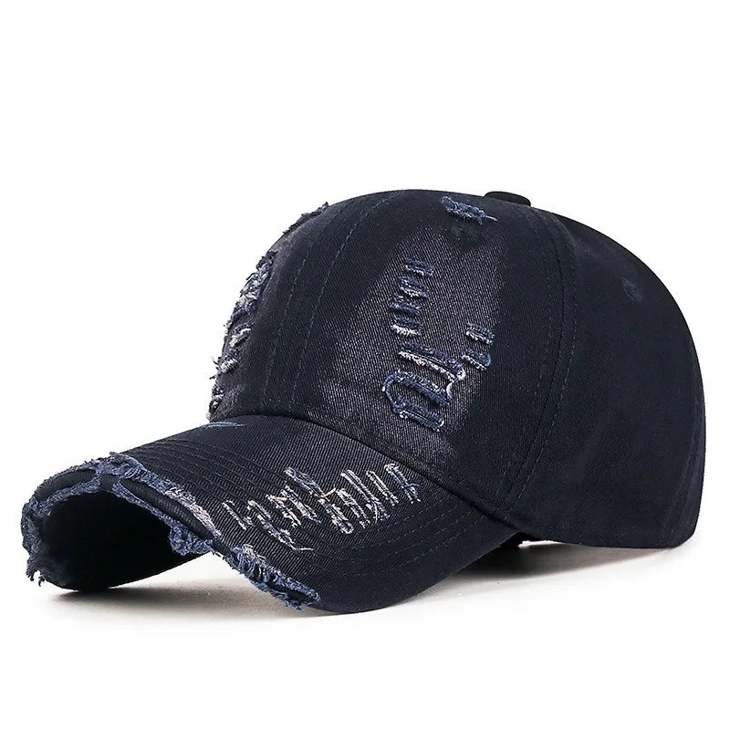 Watford Men's Ripped Organic Cotton Baseball Cap – view 8