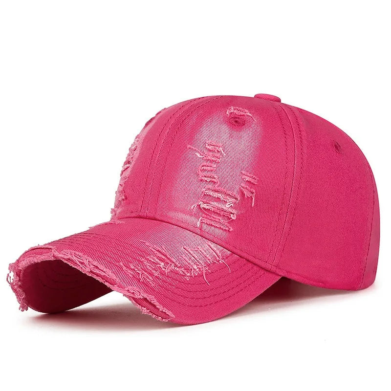 Watford Men's Ripped Organic Cotton Baseball Cap – view 6