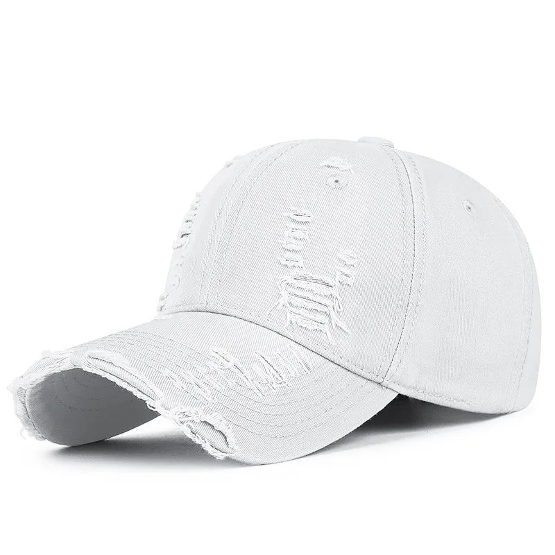 Watford Men's Ripped Organic Cotton Baseball Cap – view 7