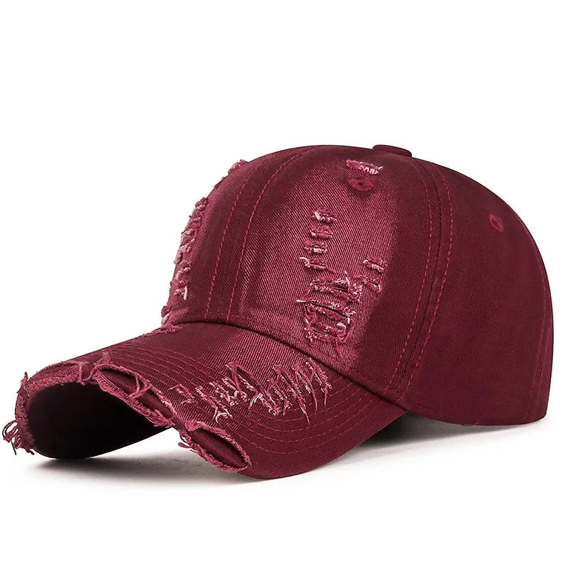 Watford Men's Ripped Organic Cotton Baseball Cap – view 3