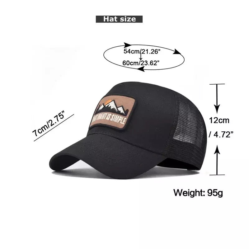 What I Want Is Simple Men's Trucker Baseball Cap – view 10