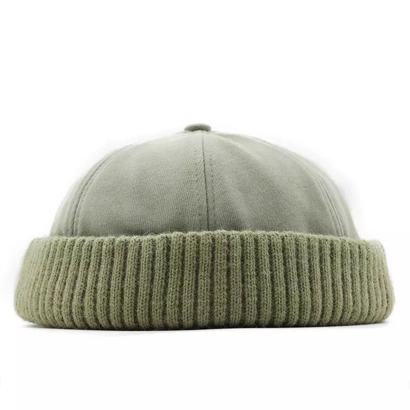 Winnipeg Men's Winter Cotton Docker Cap – 100% Cotton, Plain Design, One Size 55–58 cm, Five Colours