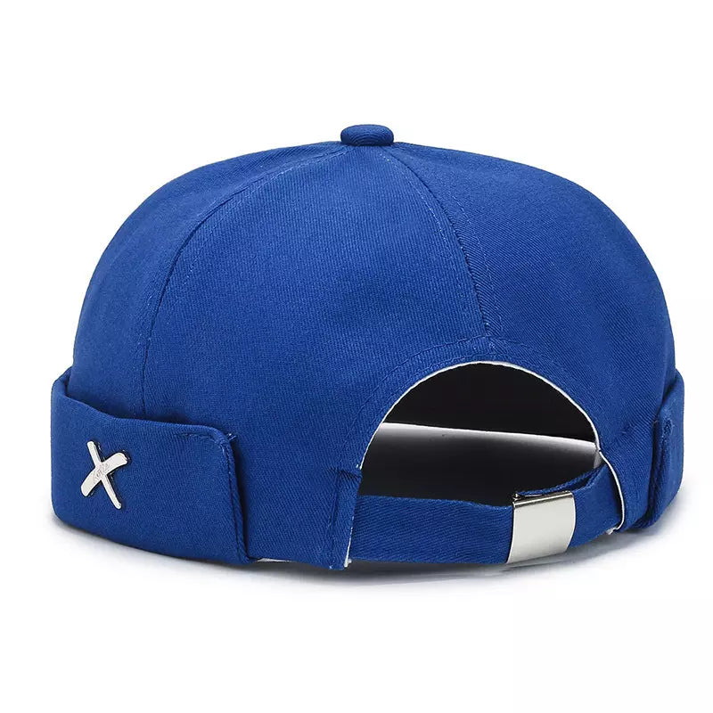 Men's Plain Cotton Docker Cap – 100% Cotton, Adjustable 55–61 cm Fit, Nine Colours for Everyday Wear