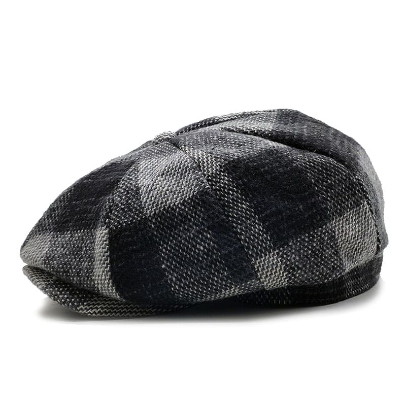 Yankton Men's Plaid Wool Newsboy Cap – view 5