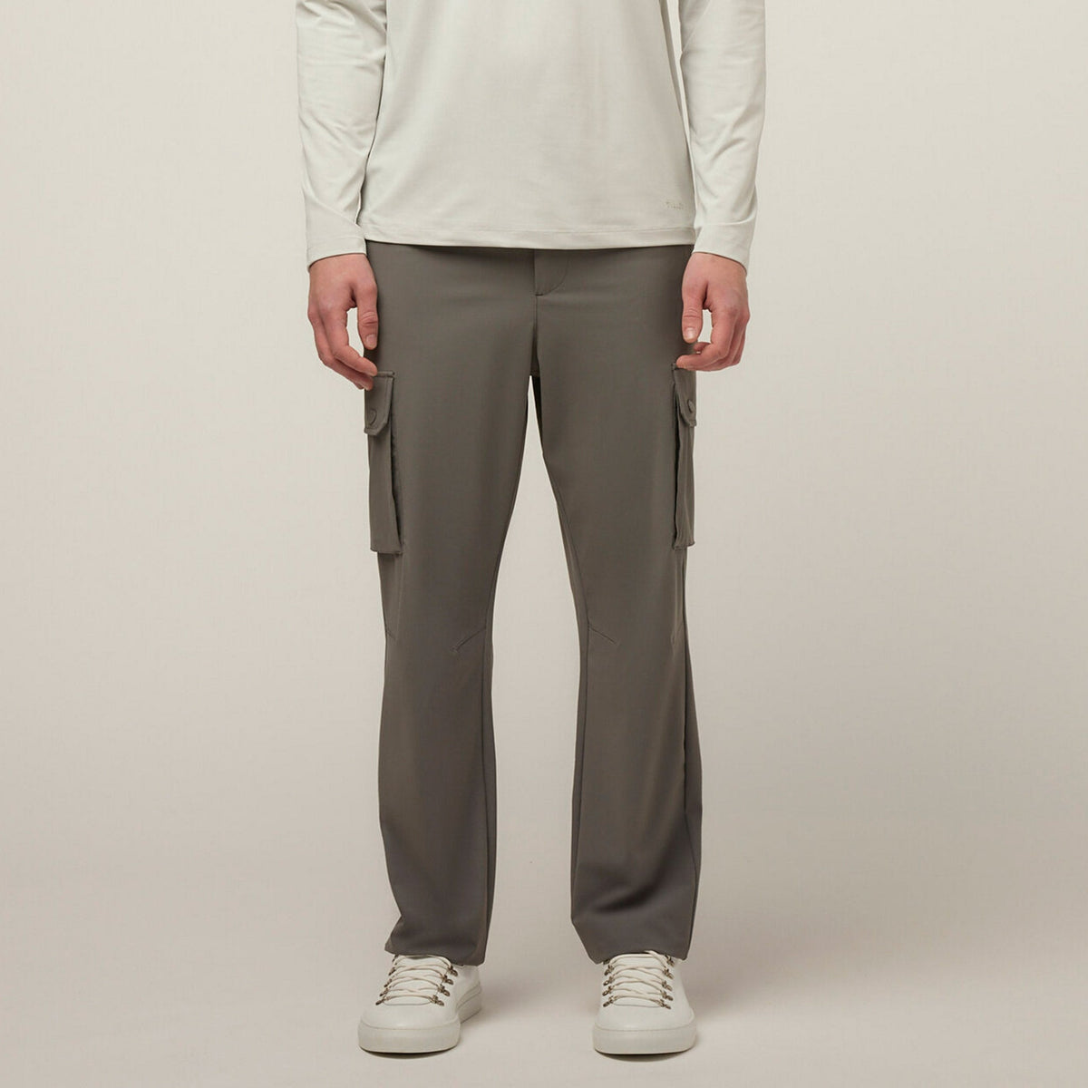 Men's Relaxed Cargo Trousers – Abrasion-Resistant Quick-Dry Fabric, Zip Cargo Pockets, Mid Rise, Straight Leg – view 14